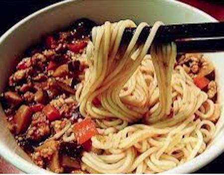 122. Vegetable and Sliced Pork Noodle 打卤面